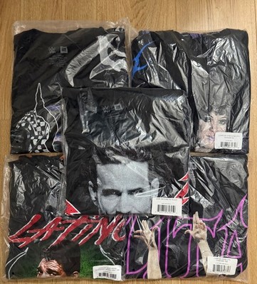 WWE x Complex 5 Herren T-Shirts - Größe L - Neu und versiegelt