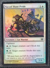 MTG Magic The Gathering- Nacatl Hunt-Pride Conflux Foil
