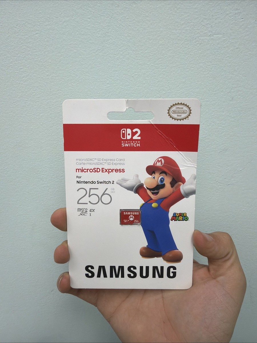 Nintendo Switch 2 Micro SD Express Card 256GB MARIO Edition