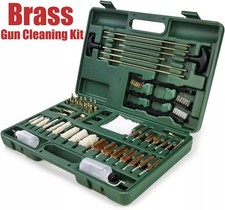 New Universal Gun Rifle Pistol Handgun Shotgun Firearm Cleaning Kit Set w/Case