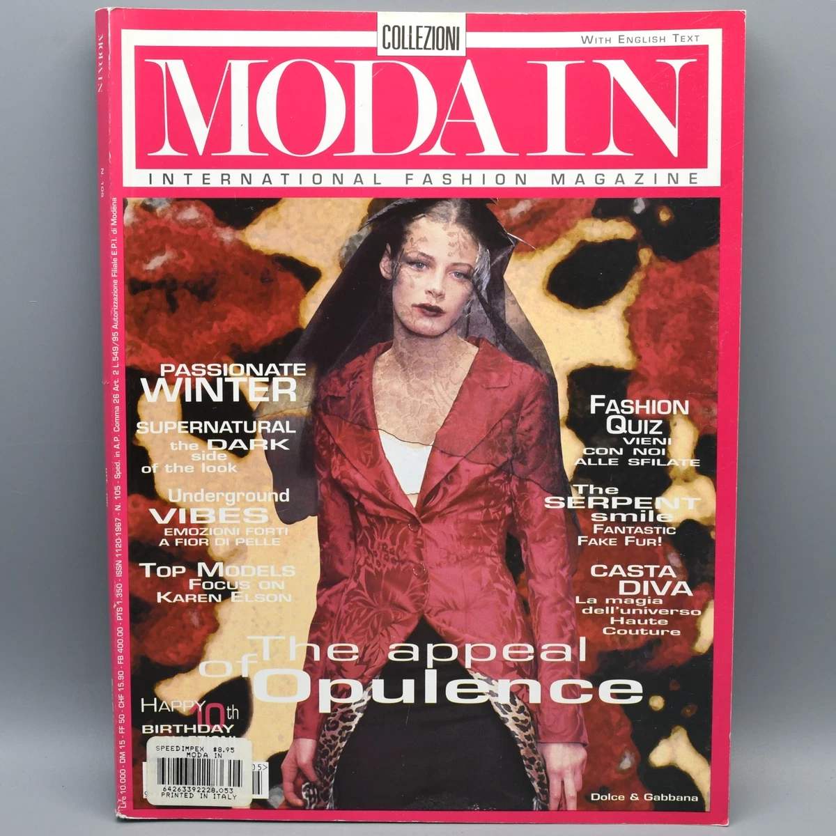 1980-1999 Fashion Magazines in Italian for sale | eBay