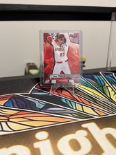 2025 Bowman’s Best Mike Trout Red Lava Color Match /5 Angels Trout