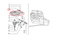 Originale Motorhalterung FüR Lancia Delta Oe 82418642