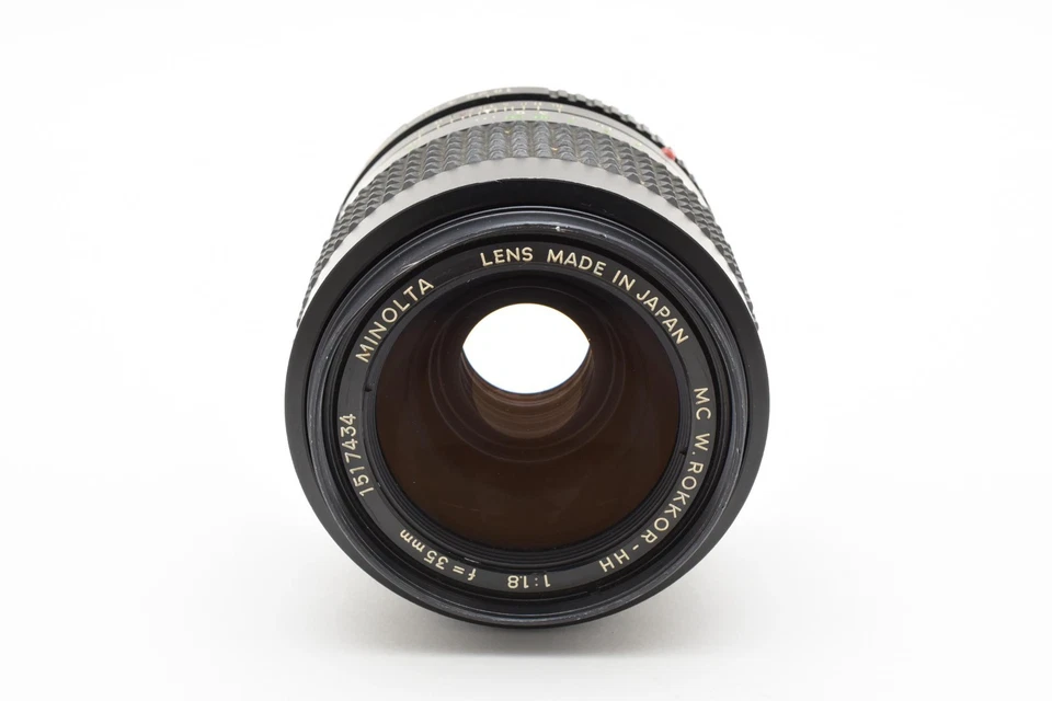 [¡COMO NUEVO NO US DUTies! ] Lente gran angular MINOLTA MC W.ROKKOR HH 35mm f1.8 - Imagen 3 de 4