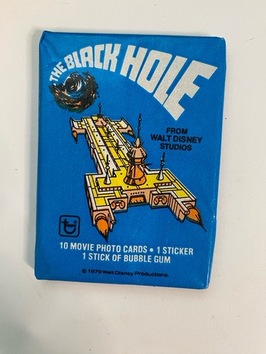 The Black Hole Movie Trading Cards (Topps, 1979) Wax Pack - Walt Disney