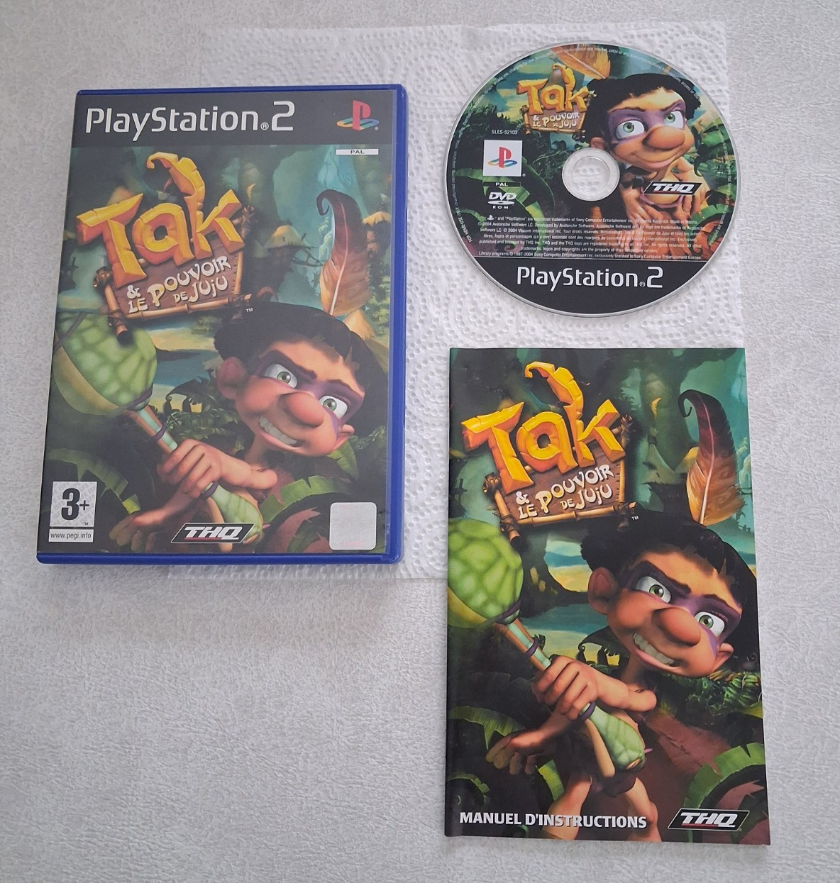 Tak et & Le Pouvoir De Juju PS2 Playstation 2 Version FR Complet