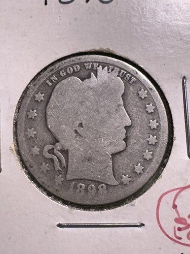 1898 Barber Quarter