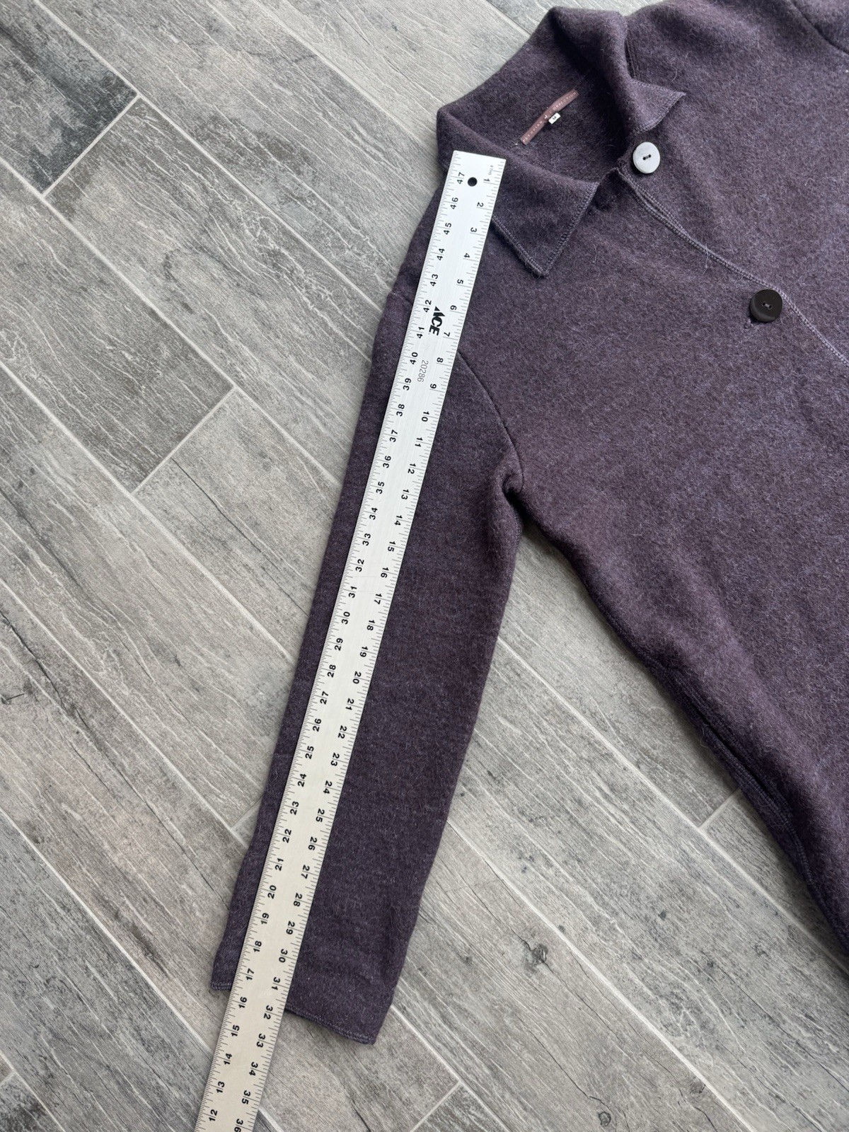 Peruvian Connection Long Duster Sweater Deep Eggp… - image 15