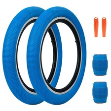 Meghna Bike Tire 20 Inch Kids 20 X 20 X 2.4 - 2 Tires Blue