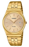 Casio Standard Quarz Edelstahl Armband Gold Zifferblatt MTP-B145G-9AV Unisexuhr