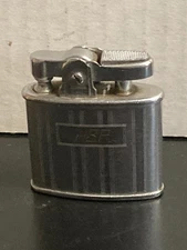 Ronson Standard Monogrammed Pinstriped Lighter