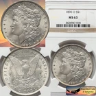 1890 O Morgan Silver Dollar, NGC MS63 Brilliant Uncirculated, Tougher Date C8294