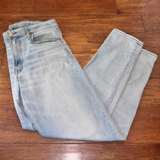 American Eagle Flex Men s Baggy Light Wash Bl...
