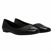 DV by Dolce Vita Ladies' Size 7.5 Malanie Ballet Flat, Black, New in Box