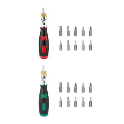 10 in 1 Professional Ratchet Screwdriver Househol Steel Multi Angle Repair Tool