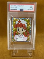 Joy-Prism 1998 Pokemon Merlin Series 1 SPECIAL GLITTER #S34 ~ PSA 9