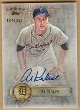 2013 TOPPS AL KALINE FIVE STAR CERTIFIED AUTO AUTOGRAPH #FSBA-AK S/N 147/353