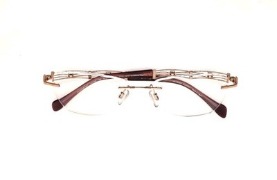 LINE ART CHARMANT XL2108 RG BRONZE WOMEN AUTHENTIC EYEGLASSES FRAMES 51-17-135