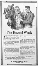1914 E. Howard Watch Company - Pocketwatch Ad  1805 Boston, MA