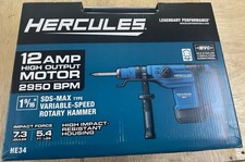 Hercules HE35 14 Amp 1-7/8" SDS Max Variable Speed Rotary Hammer - NEW