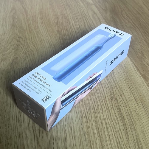 SURI Pro 2.0 Electric Toothbrush - Morning Waves / Brush + UV Case (BRAND NEW)