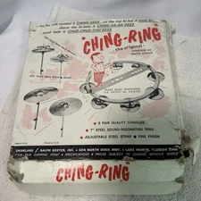 ORIGINAL RALPH KESTER Ching Ring - John Bonham - Drum Hi-Hat Tambourine w/ Box