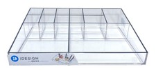 Makeup Organizer Clear Cosmetic iDesign 13 Compartment Countertop