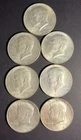 1964 Kennedy Half Dollars -Lot of 7 - Circulated