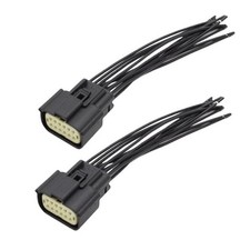 Halogen Headlight Connector Harness Pigtail 68364272AA Compatible with Dodge