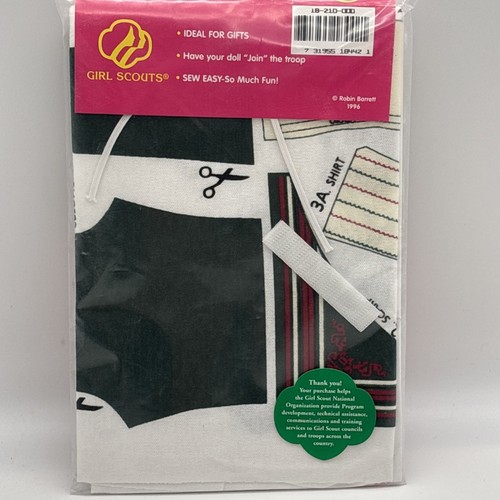 11 1/2" Doll Sew it Yourself Adult Girl Scout Uniform Doll Clothes Kit NIP - Picture 4 of 5