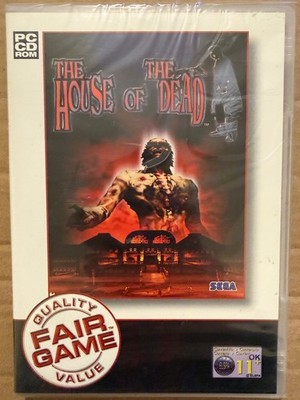 Sega The House Of The Dead PC CD ROM BRANDNEU SEALED HORROR SHOOTER RAR