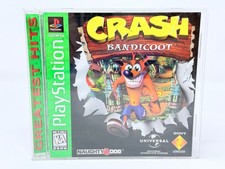 Crash Bandicoot (Sony Playstation 1, PS1, 1996) Greatest Hits- TESTED & WORKS