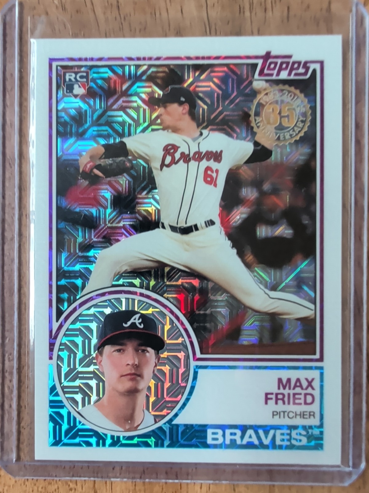 2018 Topps - Silver Pack 1983 Topps Design Chrome Series 1 Max Fried #49 (RC)