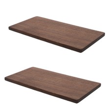 2 Pcs Walnut Wood Panels Thick Plywood Sheets For Diy Craft Projects