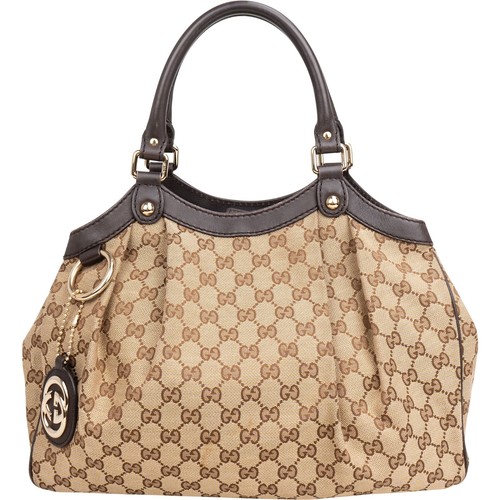 Gucci Monogram GG Canvas Sukey Handbag Bag