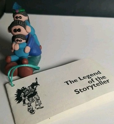 Native Pueblo Southwesten NM Indian Lore Legend Of The Storyteller Figure 2 Kids