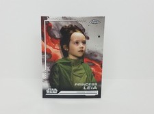2024 Topps Chrome Star Wars 69 Princess Leia - Base Chrome Card