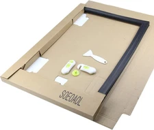 241872509 Black Freezer Door Gasket for Frigidaire, Electrolux Refrigerators 