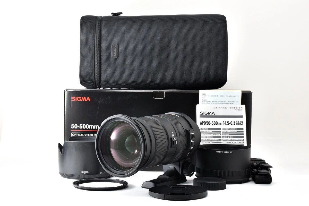 Sigma 50-500mm f/4.5-6.3 Camera Lenses for sale - eBay