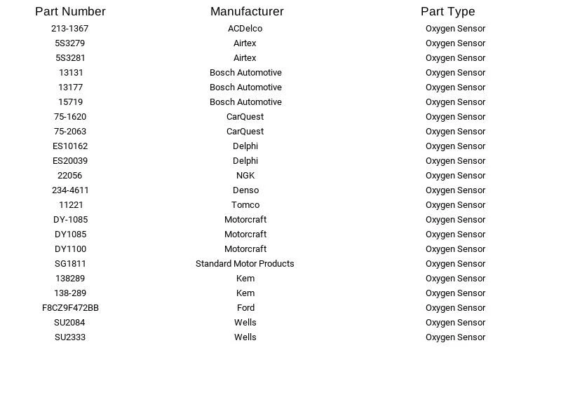 Standard Motor Products Oxygen Sensor SG1811 for Ford Mercury Mazda Escort 90-10 - Image 2 of 4