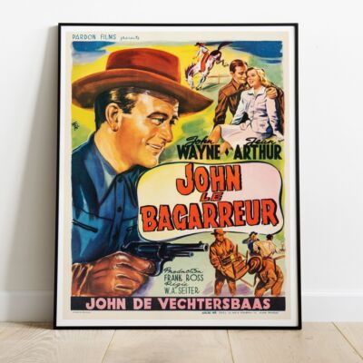 John Wayne Eine Dame nimmt eine Chance John Le Bagarreur / King Size Poster - 30''x24''