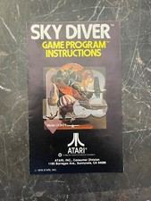 Atari 2600 Sky Diver Game Program Instruction Manual Booklet 1979 