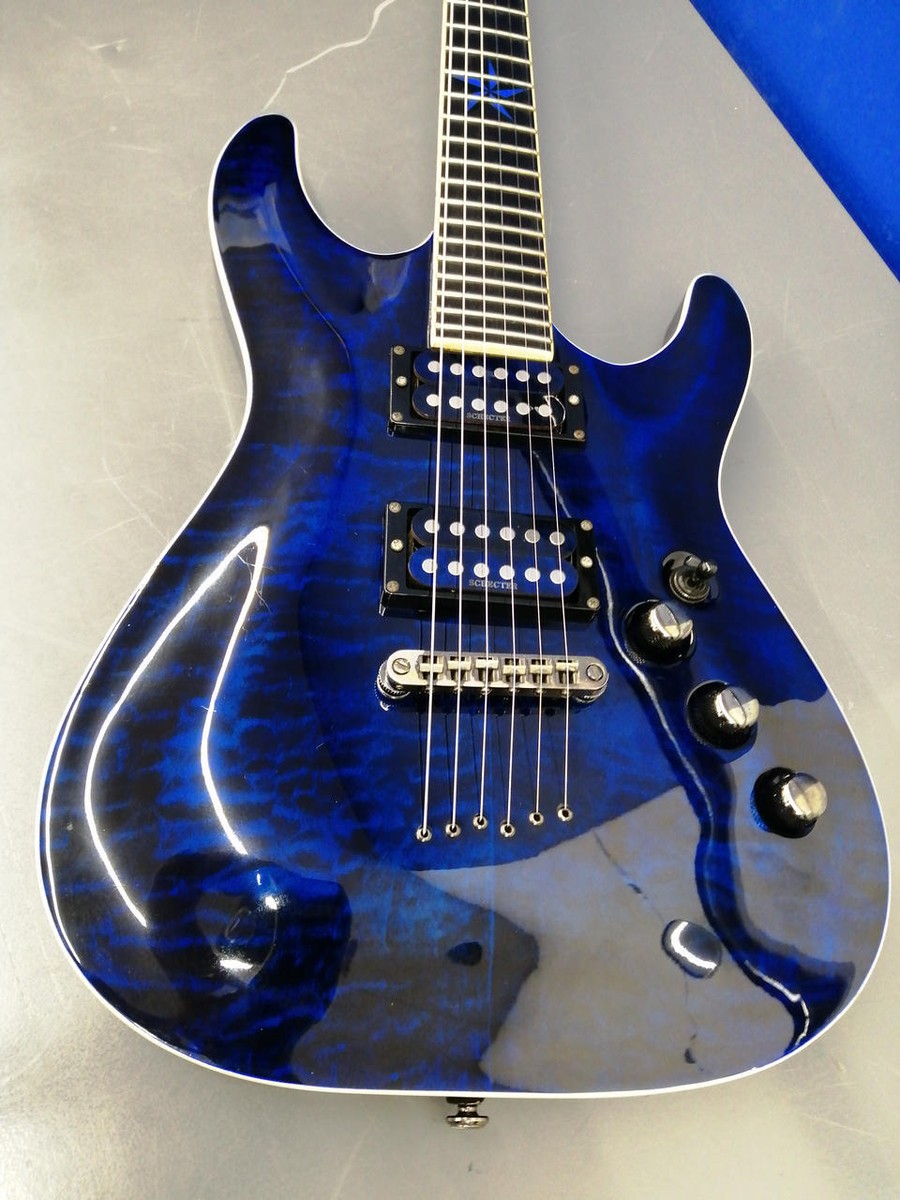 セミアコをお探しの方!　Schecter AD-C-1-E/A ピエゾ、美品♪ セミアコをお探しの方! Schecter AD-C-1-E/A ピエゾ、美品