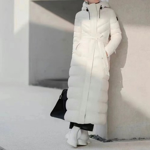 Mackage Women's Warm Long Hooded Down Jacket - Picture 8 of 19