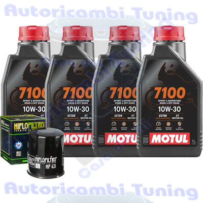 Set Service Öl Motul 7100 10W30 Für Arctic Cat � Atv 1000 Thundercat H2 � 2010