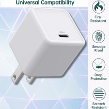 20w Fast Charger Block Usb-C Fast Charger Block Wall Charger Power Adapter