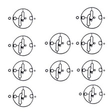 10 PACK Carburetor Bowl Gasket for 698781 Nikki Carb