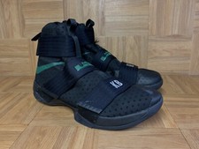 RARO🔥 Nike Soldier 10 X Lebron James x KB Tribute Zapatos ID 15 Negro Personalizado KB24