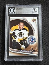 WILLIE O’REE 2012 UD NATIONAL HOCKEY DAY SIGNED AUTOGRAPHED CARD BAS AUTHENTIC