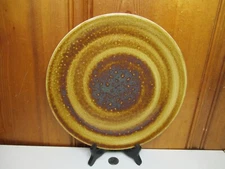Steelite International Vesuvius Amber Brown 11" Swirl Round Dinner Plate NEW